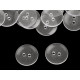 Clear duvet cover buttons size 24' and 28' washing up to 95°c - Transparent (200 Pieces) Clear duvet cover buttons size 24' and 28' washing up to 95°c - Transparent (200 Pieces)