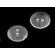 Clear duvet cover buttons size 24' and 28' washing up to 95°c - Transparent (200 Pieces) Clear duvet cover buttons size 24' and 28' washing up to 95°c - Transparent (200 Pieces)