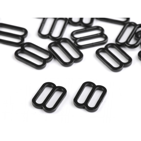 Anillos de sujetador y ajustadores, ancho 12 mm - Negro (20 Piezas) Anillos de sujetador y ajustadores, ancho 12 mm - Negro (20 Piezas)