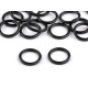 Anillos de sujetador y ajustadores, ancho 12 mm - Negro (20 Piezas) Anillos de sujetador y ajustadores, ancho 12 mm - Negro (20 Piezas)