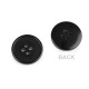 Anzugknopf größe 24", 32" - Schwarz (100 Stücke) Anzugknopf größe 24", 32" - Schwarz (100 Stücke)
