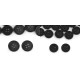 Anzugknopf größe 24", 32" - Schwarz (100 Stücke) Anzugknopf größe 24", 32" - Schwarz (100 Stücke)