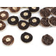 Hunting button size 32' imitation antlers - Darkbrown (100 Pieces) Hunting button size 32' imitation antlers - Darkbrown (100 Pieces)