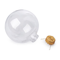 Bombka przezroczysta ø10 cm 2 gatunek - Transparent (2 Sztuki)