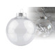Baňka k dozdobení ø10 cm 2. jakost - Transparent (2 Kusy)