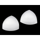 Wkładki bikini z efektem push-up perforowane rozmiar s - White (1 Para)