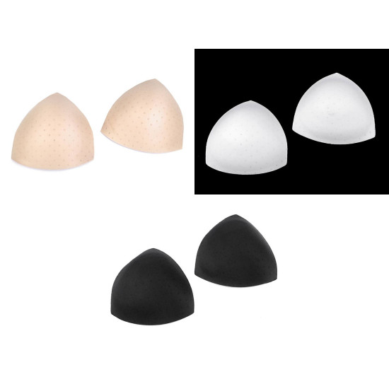 Wkładki bikini z efektem push-up perforowane rozmiar s - White (1 Para)