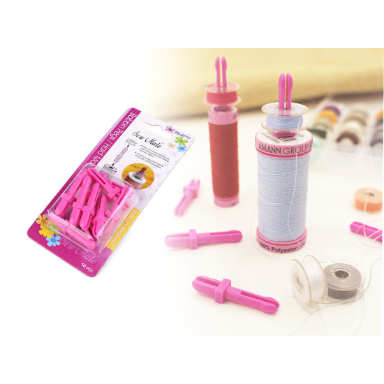 Kunststoffspulenhalter - Lila-rosa (1 Karte) Kunststoffspulenhalter - Lila-rosa (1 Karte)