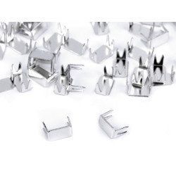 Butée inférieure de fermeture éclair n<sup>o</sup> 8 - Nickel (100 Pièces)