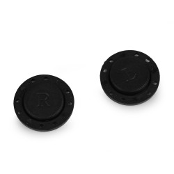 Magnetic button to sew-on ø23 mm - Black (10 Sets)