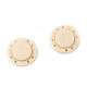Magnetic button to sew-on ø23 mm - Grey (10 Sets)