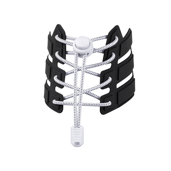 Reflective elastic no-tie laces, length 120 cm - Pink (1 Pair) Reflective elastic no-tie laces, length 120 cm - Pink (1 Pair)