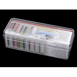 Cérnatartó tüske doboz 27 db cérnához - Transparent (1 Darab)