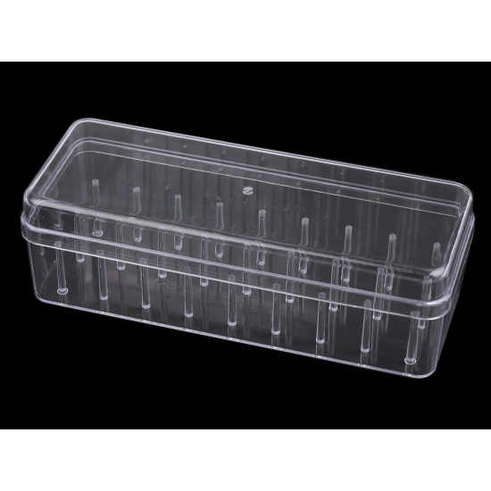Cérnatartó tüske doboz 27 db cérnához - Transparent (1 Darab) Cérnatartó tüske doboz 27 db cérnához - Transparent (1 Darab)