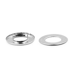 Metal snap grommet / eyelet, inner ø12 mm / outer ø26 mm - Nickel (10 Pairs)