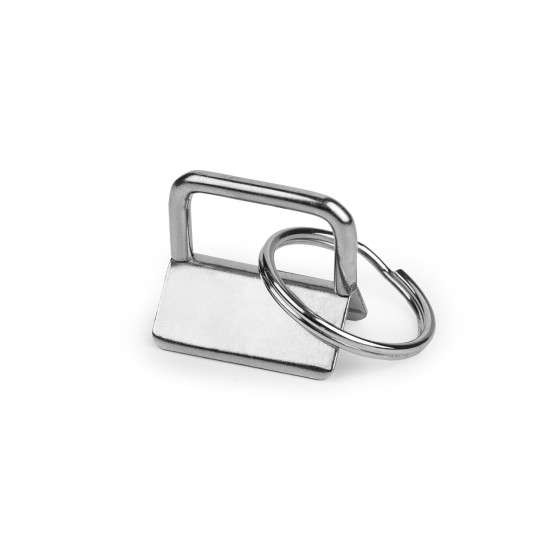 Key fob hardware with split ring width 25 mm - Black nickel (100 Pieces) Key fob hardware with split ring width 25 mm - Black nickel (100 Pieces)