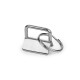 Key fob hardware with split ring width 25 mm - Black nickel (100 Pieces) Key fob hardware with split ring width 25 mm - Black nickel (100 Pieces)