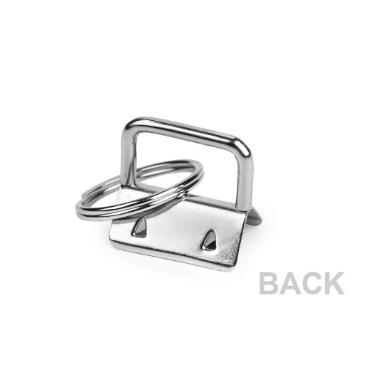 Key fob hardware with split ring width 25 mm - Black nickel (100 Pieces) Key fob hardware with split ring width 25 mm - Black nickel (100 Pieces)