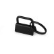 Key fob hardware with split ring width 25 mm - Black nickel (100 Pieces) Key fob hardware with split ring width 25 mm - Black nickel (100 Pieces)