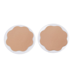 Fabric with silicone niple covers - Nude (1 Set)