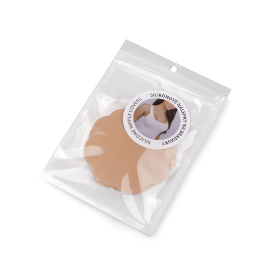 Fabric with silicone niple covers - Nude (1 Set) Fabric with silicone niple covers - Nude (1 Set)