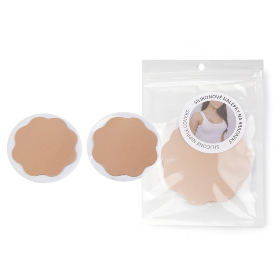 Fabric with silicone niple covers - Nude (1 Set) Fabric with silicone niple covers - Nude (1 Set)