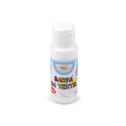 Farba do tkanin 60 ml - White (1 Sztuka)