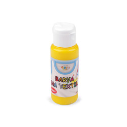 Farba do tkanin 60 ml - Żółty (1 Sztuka)
