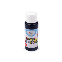 Farba do tkanin 60 ml - Czarny (1 Sztuka)