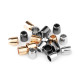 Cord end caps / metal decorative cord end tips, ø5 mm - Black nickel (10 Pieces) Cord end caps / metal decorative cord end tips, ø5 mm - Black nickel (10 Pieces)