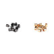 Cord end caps / metal decorative cord end tips, ø5 mm - Black nickel (10 Pieces) Cord end caps / metal decorative cord end tips, ø5 mm - Black nickel (10 Pieces)