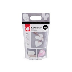 White casting powder raysin 100, weight 1 kg - As pictured (1 Piece)