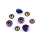 Metal press studs ø15 mm, for medium-thick fabrics, rainbow - Multicolor (50 Sets) Metal press studs ø15 mm, for medium-thick fabrics, rainbow - Multicolor (50 Sets)