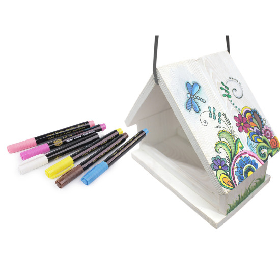 Akrylový fix / popisovač sada 6 ks, 1-2 mm - Mix (1 Krabice) Akrylový fix / popisovač sada 6 ks, 1-2 mm - Mix (1 Krabice)