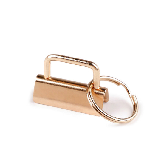 Key fob hardware with split ring width 32 mm - Nickel (100 Pieces) Key fob hardware with split ring width 32 mm - Nickel (100 Pieces)