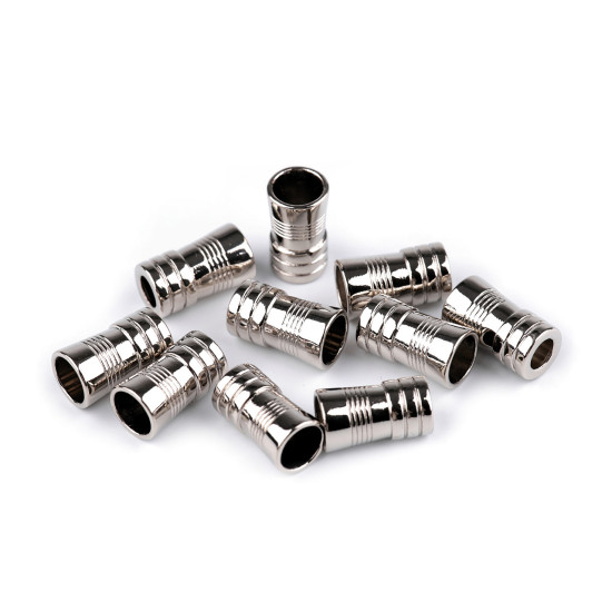 Cord end caps / metal decorative cord end tips, ø5 mm - Black nickel (100 Pieces) Cord end caps / metal decorative cord end tips, ø5 mm - Black nickel (100 Pieces)