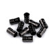 Cord end caps / metal decorative cord end tips, ø5 mm - Black nickel (100 Pieces) Cord end caps / metal decorative cord end tips, ø5 mm - Black nickel (100 Pieces)