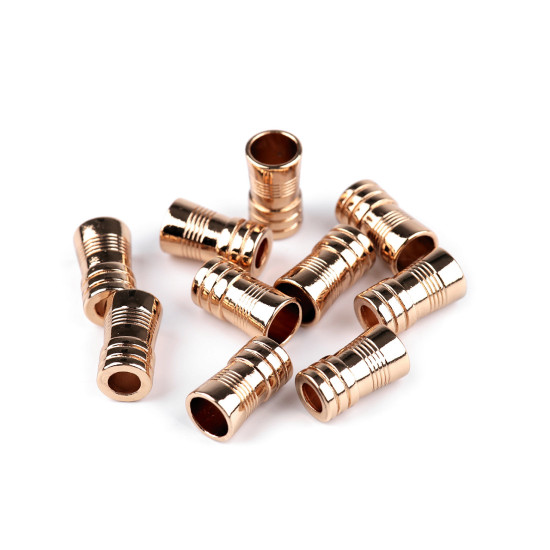 Cord end caps / metal decorative cord end tips, ø5 mm - Black nickel (100 Pieces) Cord end caps / metal decorative cord end tips, ø5 mm - Black nickel (100 Pieces)