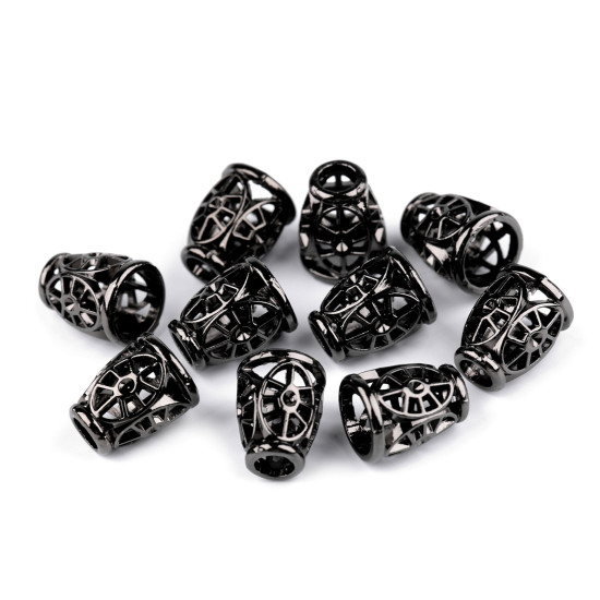 Cord end caps / metal decorative cord end tips, ø4.5 mm - Nickel (20 Pieces) Cord end caps / metal decorative cord end tips, ø4.5 mm - Nickel (20 Pieces)