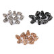 Cord end caps / metal decorative cord end tips, ø4.5 mm - Nickel (20 Pieces) Cord end caps / metal decorative cord end tips, ø4.5 mm - Nickel (20 Pieces)