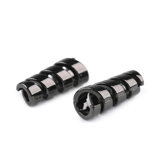 Cord end caps / metal decorative cord end tips, ø4 mm - Nickel (20 Pieces) Cord end caps / metal decorative cord end tips, ø4 mm - Nickel (20 Pieces)