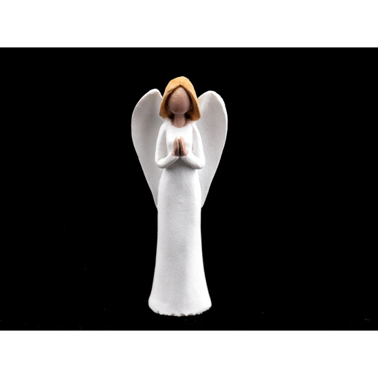 Decorative angel figurine - White (1 Piece)