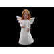 Decorative angel figurine - White (1 Piece)