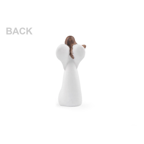 Decorative angel figurine - White (1 Piece)