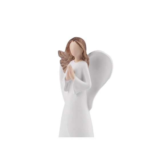 Decorative angel figurine - White (1 Piece)