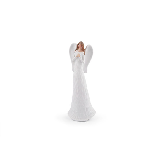 Decorative angel figurine - White (1 Piece)