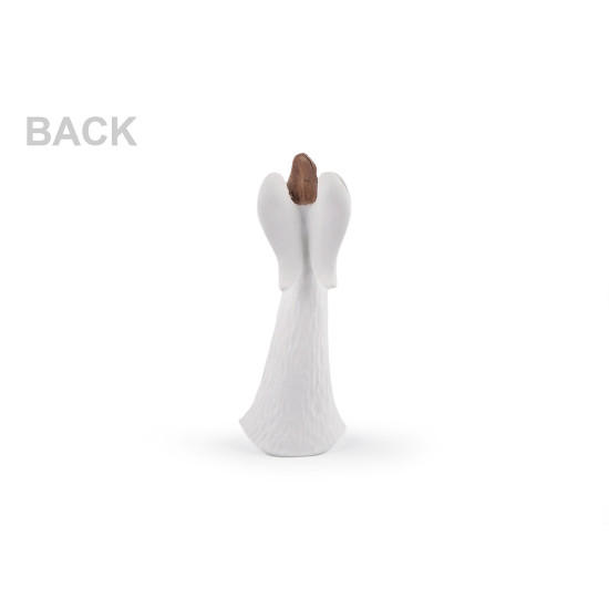 Decorative angel figurine - White (1 Piece)
