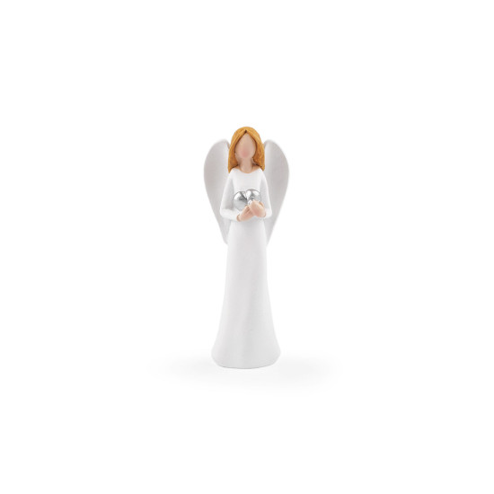 Decorative angel figurine - White (1 Piece)