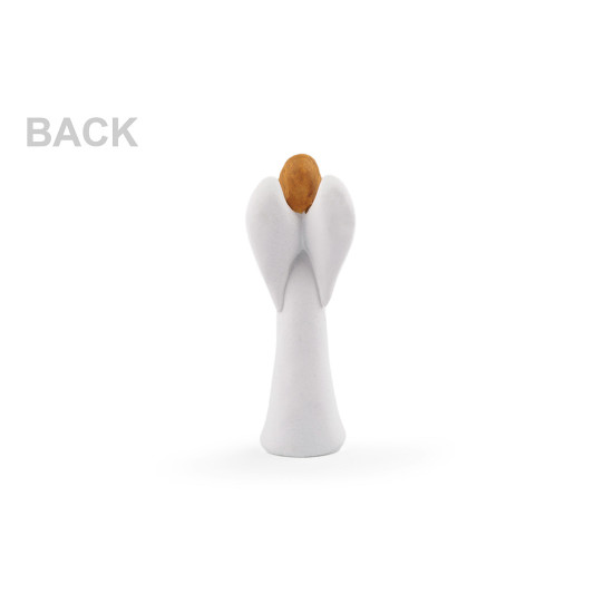 Decorative angel figurine - White (1 Piece)