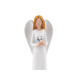 Decorative angel figurine - White (1 Piece)